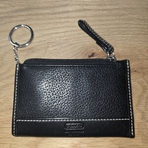 Coach Black Key & Card Holder
